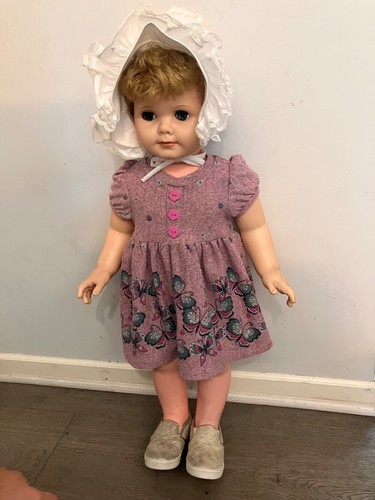 1961 vintage doll eegee saucy - vintage,