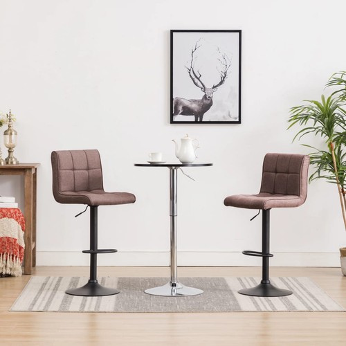 Sgabelli bar grigio - 2x, da