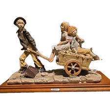 Carrello da traino uomo Capodimonte vintage italiano firmato A. Belcari Made in Italy