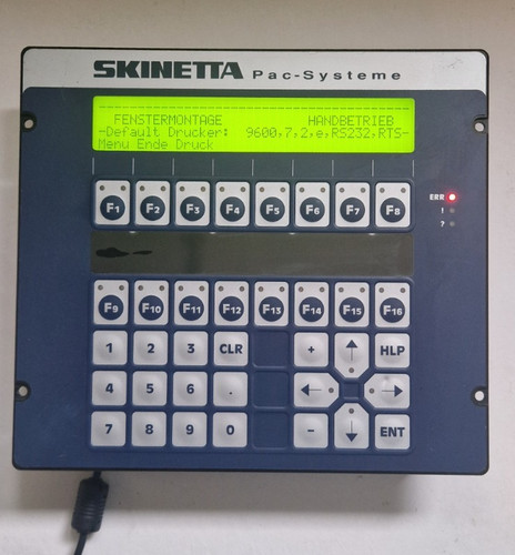 Pannello operatore skinetta - pannello,