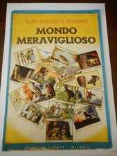 ***MONDO MERAVIGLIOSO*** ALBUM ED. GLOBUS (1951) - CON 202 FIGURINE