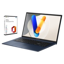 Notebook ASUS 17,3 Core i7-1255 fino a 40 GB di RAM e SSD da 4 TB IntelHD Win11 Office Pro