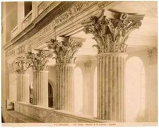 Rome F.lli D'Alessandri N.445 Roma Basilica S. Lorenzo Large albumen photo 1870c