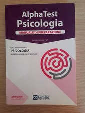 Alpha test psicologia - psicologia, (solo