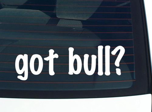 Got bull decalcomania auto - bull?,