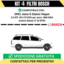 KIT BOSCH 4 Filtri tagliando