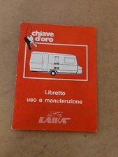 Laika Camper Manuale Vissuto Istruzioni Uso Manutenzione Italia 