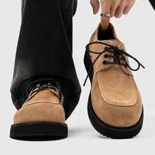 Scarpe derby uomo suola spessa