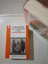 Introduzione alla filologia latina Salerno editrice
