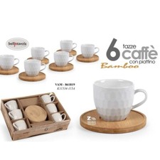 SET 6 TAZZINE PORCELLANA