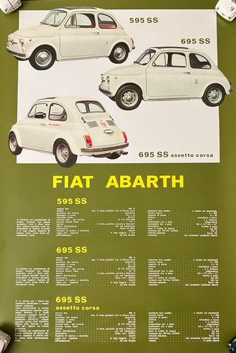 Fiat abarth poster 500 595 - abarth,