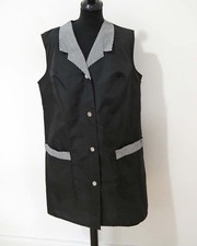 Camice culto parrucchiere Solida taglia 46 donna nylon vintage S189op