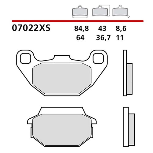 Brembo kit pastiglie freno - brembo,