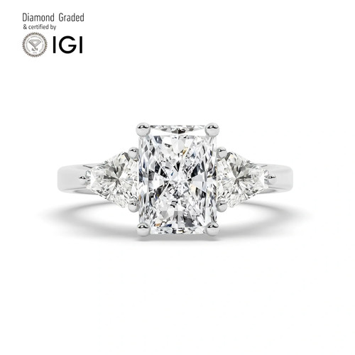 Anello trilogy solitario - trilogy,