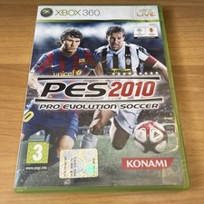 GIOCO VIDEOGIOCO XBOX 360 ITALIANO PES 2010 PRO EVOLUTION SOCCER SENZA MANUALE