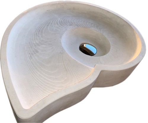 Lavabo bagno pietra forma - in,