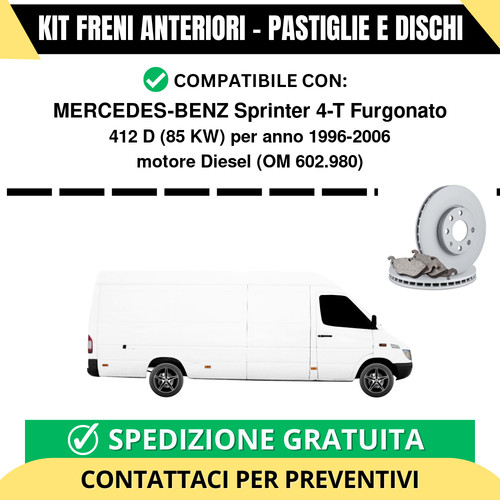Kit freni anteriori - kit,