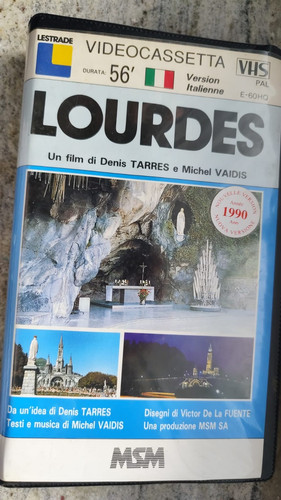 Lourdes vhs videocassetta - lourdes,