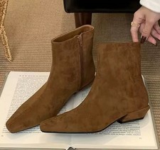 Stivaletti Bassi Cammello A