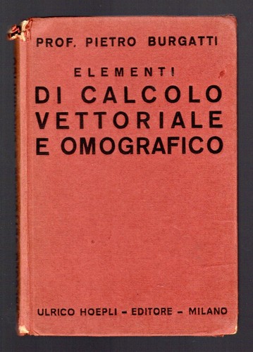 Elementi calcolo vettoriale - calcolo,
