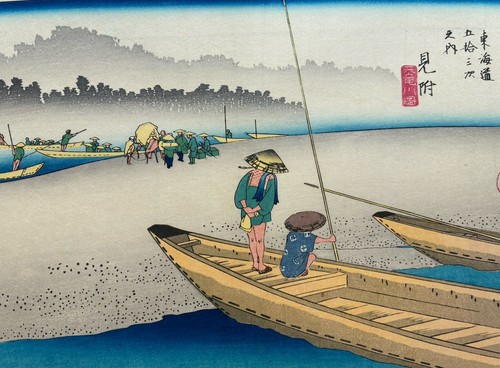 Stampa xilografia hiroshige - xilografia,