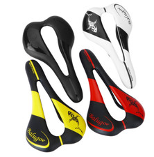 Sella in fibra di carbonio da corsa MTB bici da strada sella ultraleggera cuscino bicicletta