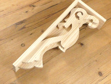 Mensola in legno staffa