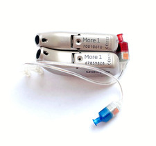 Usato, coppia di Oticon More 1 colore beige + con caricatore + con altoparlanti