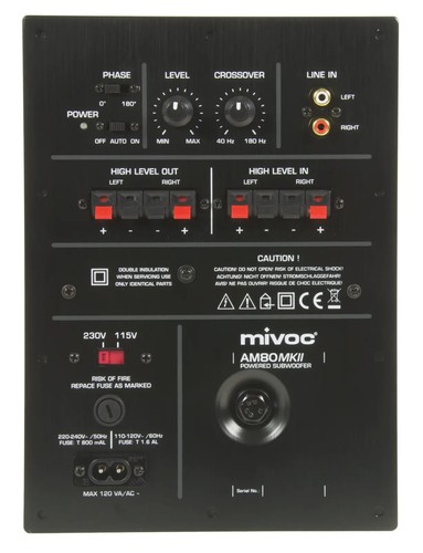 Modulo attivo subwoofer mivoc - attivo,