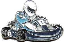 Go-Kart Pin Badge Go Kart Racing Karting Brooch Motorsport