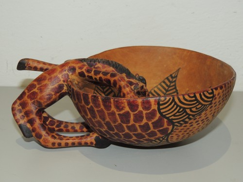 Ciotola legno africana - in,