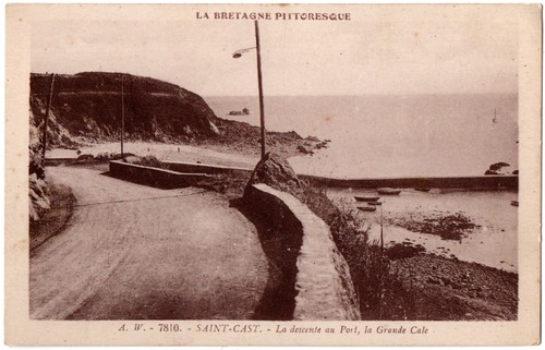 Cpa saint cast côtes - 22, (côtes
