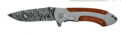 Coltello damascato ausonia - coltello,