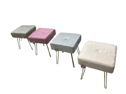 Pouf veloro velluto - in,