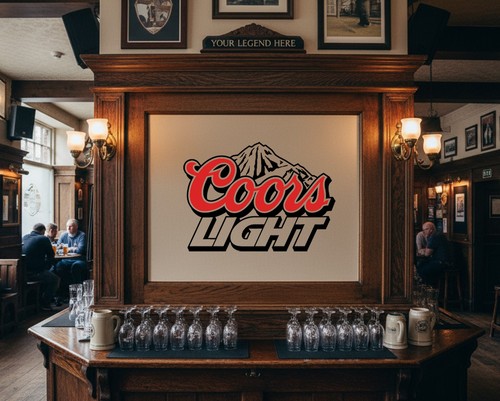 Adesivo coors - adesivo, ispirato
