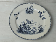 Assiette plate Sarreguemines