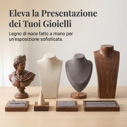 Espositore gioielli legno - espositore, in