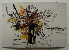 JEAN MICHEL BASQUIAT - invitation Card - 2000