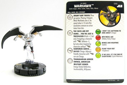 Heroclix 056 warhawk - -,