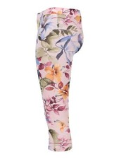 Solada Leggings donna a pinocchietto con stampa fiori