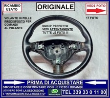 VOLANTE STERZO IN PELLE -per comandi- usato -non è perfetto- ALFA ROMEO GT 147