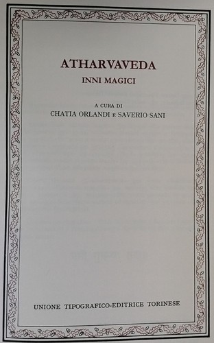 Atharvaveda inni magici jan - atharvaveda., [jan