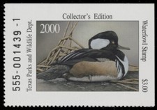 2000  Texas State Duck Stamp