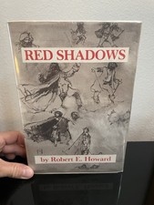 Red Shadows Robert E. Howard 1978 SIGNED by Illustrator Jeff Jones GRANT HC/DJ