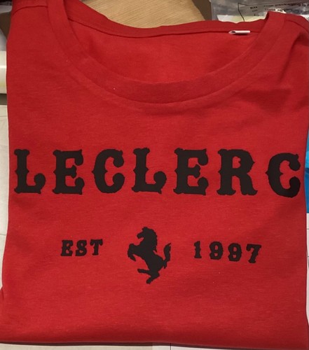 Maglietta charles leclerc - charles, f1