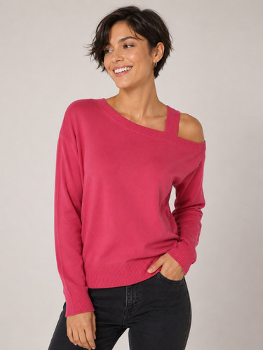 Maglia donna monospalla - maglia,