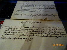 2 DOCUMENTI    CINGOLI    1783