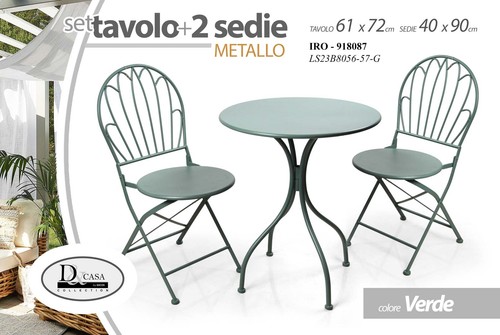 Tavolo tondo sedie - tavolo, +