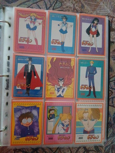 Sailor moon trading stickers - sailor,
