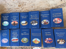LOTTO DI 12 LIBRI - CLASSICI DELLA POESIA - FABBRI    - RILEGATI - lotto 4